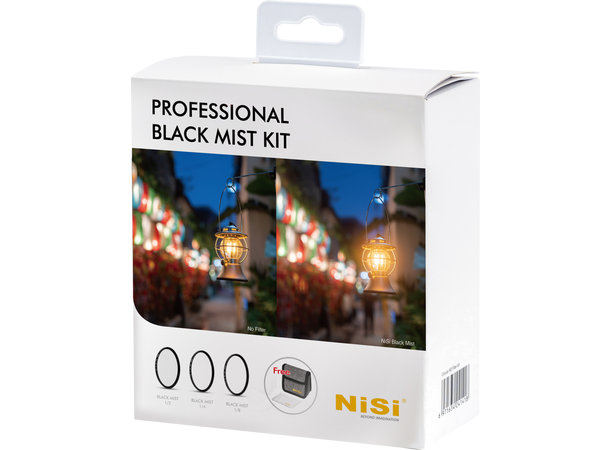 NiSi Filter Professional Black Mist Kit Sett med 3 Black Mist filter - 52mm