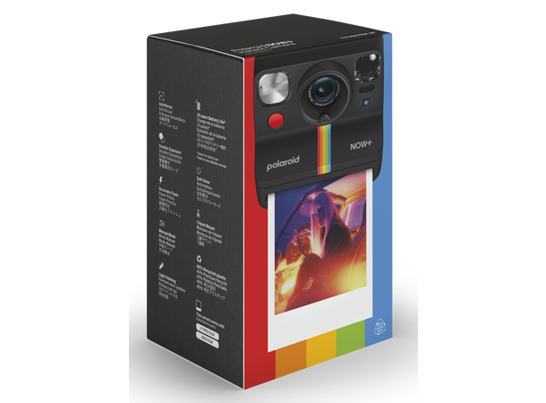 Polaroid Now + Gen 2 Kamera, Sort Instantkamera med app-kontroll