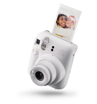 Fujifilm Instax Mini 12 Clay White Kompakt instantkamera. Best i test!
