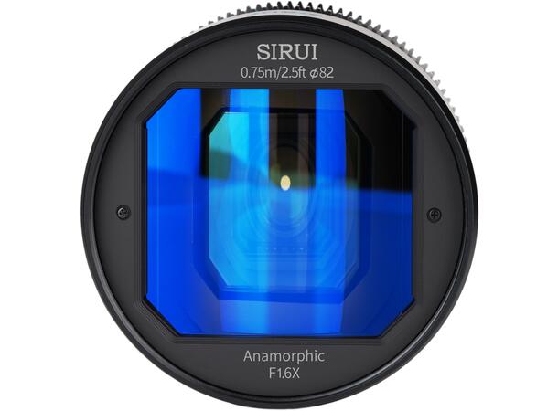 Sirui 50mm T2.9 1,6x Anamorphic Aanamorph videoobjektiv for fullformat