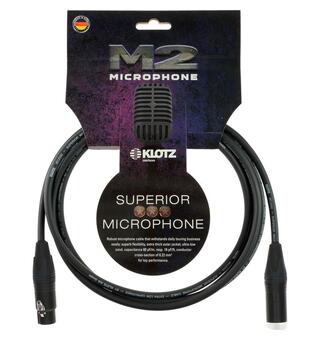 Klotz M2 Superior mic cable Neutrik XLR 30 cm