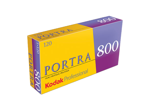 Kodak Portra 800 120 5-pakning 120-film, 800 ASA, 5 ruller