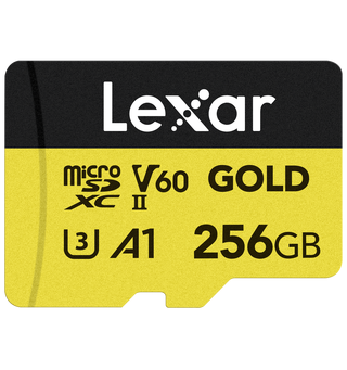 Lexar Gold microSDXC UHS-II 256 GB UHS-II/C10/A1/U3 R280/W100 (60)