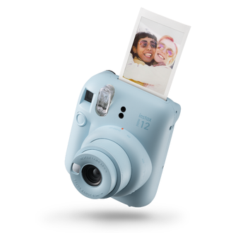 Fujifilm Instax Mini 12 Pastel Blue Kompakt instantkamera. Best i test!