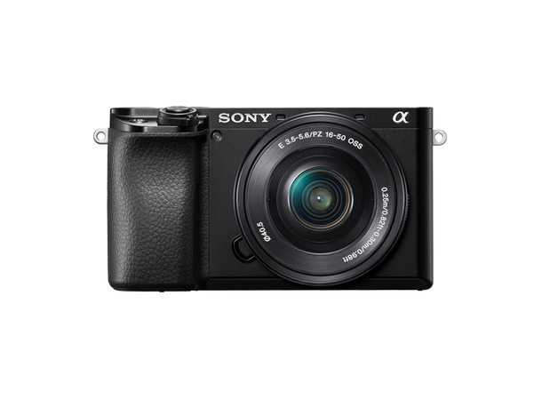 Sony A6100 + E 16-50mm F3.5-5.6 PZ OSS Kamera med rask auto fokus