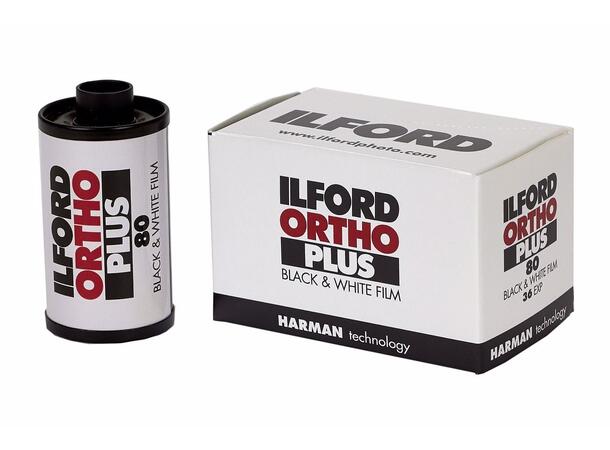 Ilford Ortho Plus 80 Sort/Hvit-film 80 ASA