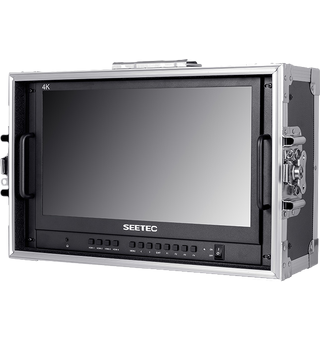 Seetec ATEM156 15.6" 4K monitor m/flight Monitor med 4 HDMI inn og 4 HDMI loop ut