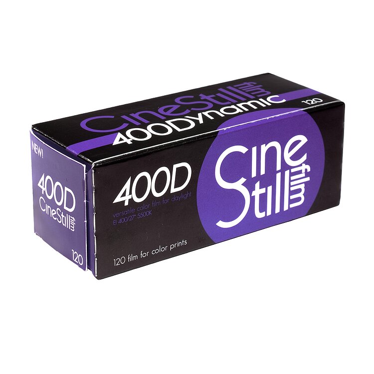 CineStill 400D Dynamic Versatile 120 Finkornet fargefilm, 400 ASA