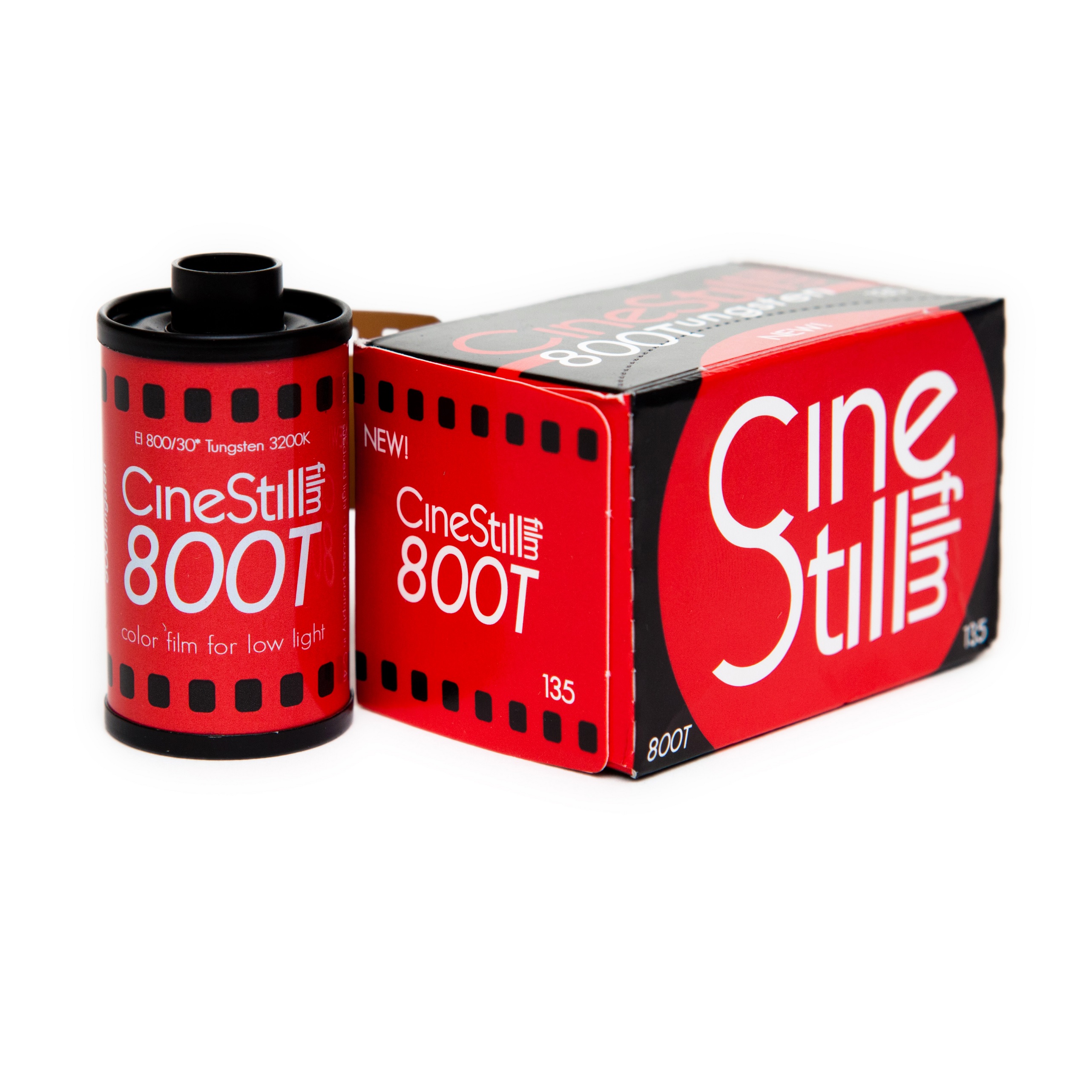 CineStill 800 Tungsten 135-36 Følsom fargefilm, ASA, 36 bilder