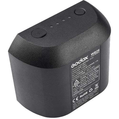 Godox AD600Pro TTL Li-ion batteri WB26 Originalbatteri 2600mAh