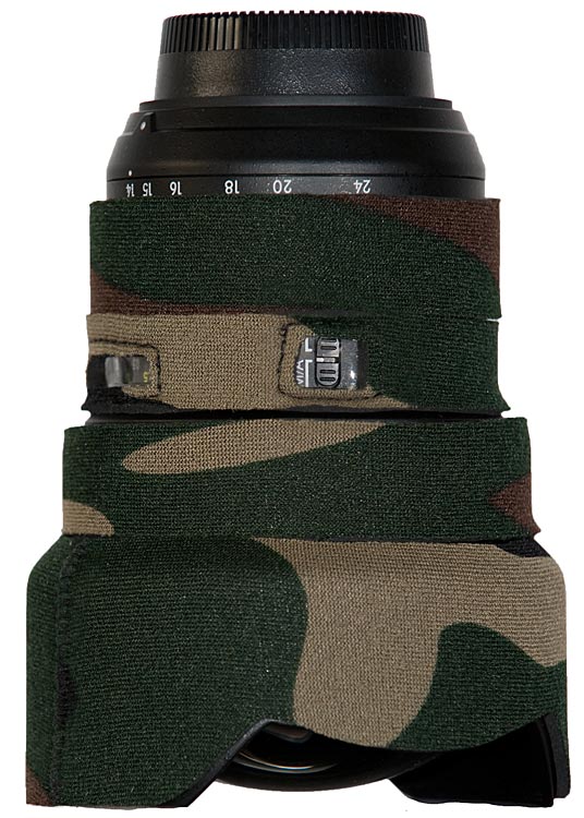 Lenscoat for Nikon 14-24 f2.8 AF-S FG Objektivbeskyttelse, Forest Green Camo