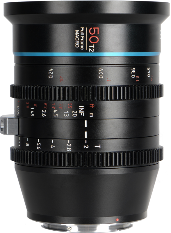 Sirui Cine Lens Jupiter FF 50mm T2 PL Macro Cine-objektiv med fatning