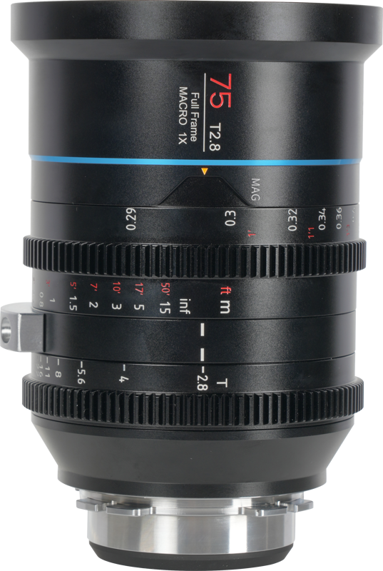 Sirui Cine Lens Jupiter FF 75mm T2.8 PL Macro Cine-objektiv med fatning