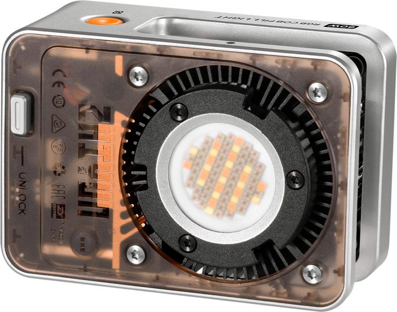 Zhiyun LED Molus X60 RGB Cob Light Allsidig lys for foto og video på 60W