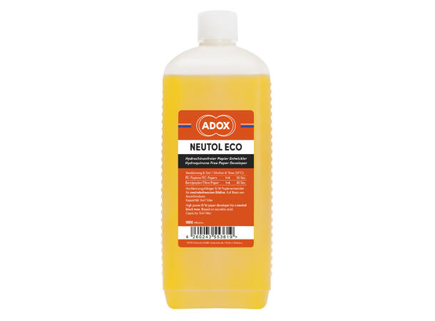 Adox Neutol ECO 1000 ml conc. Høykapasitets sort/hvit papir-fremkaller