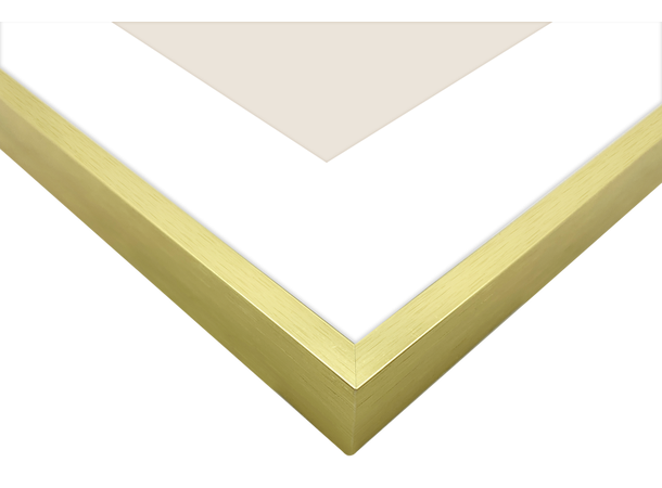 Aster Gull Ramme 10x15 cm Stilren og elegant aluminiumsramme 