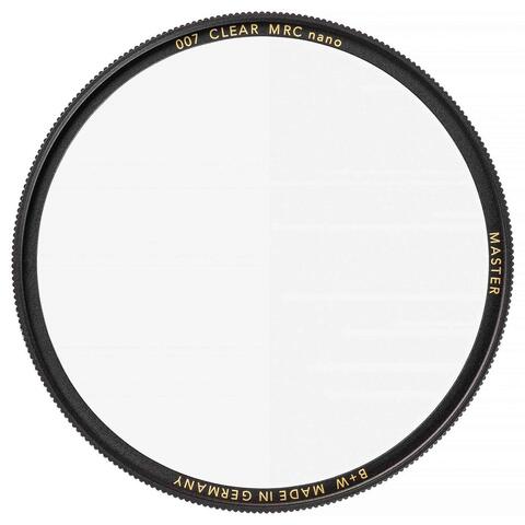 B+W Filter 62 mm Clear MRC Nano Master F&#248;rsteklasses optisk glass