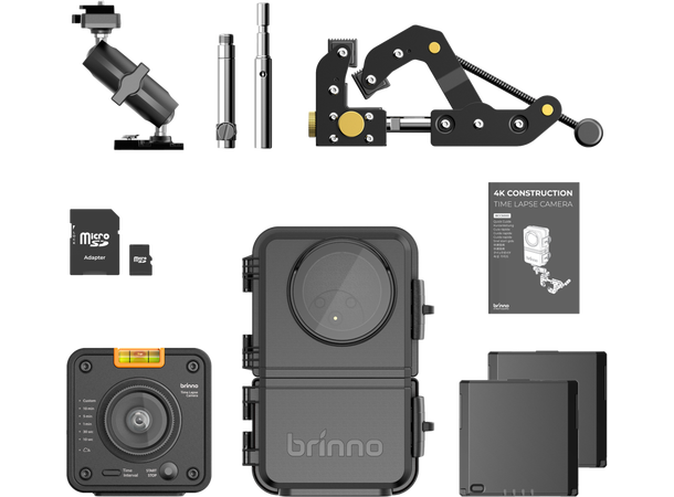 Brinno BCC5000 4K Timelapse Pakke Pakke for Bygningsarbeider 