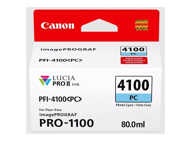 Canon INK PFI-4100 Photo Cyan Blekk til imagePROGRAF PRO-1100 