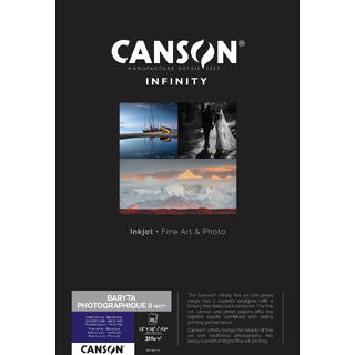 Canson Baryta Photographique II matt A3+ 25 ark, 310 gsm