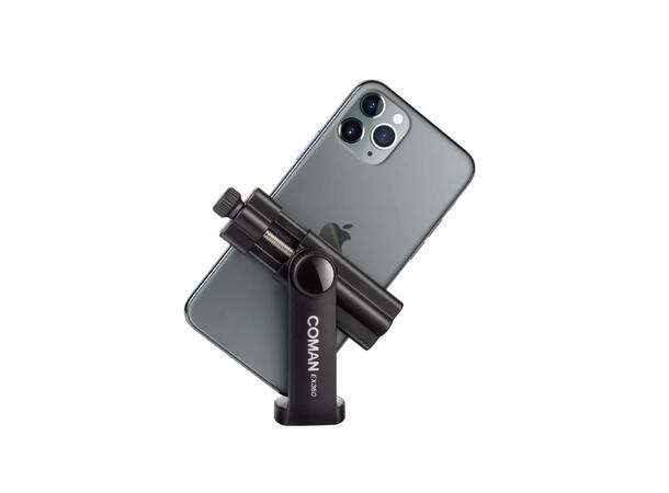 Coman mobilholder 360 grader med tiltfunksjon for festing til stativ 