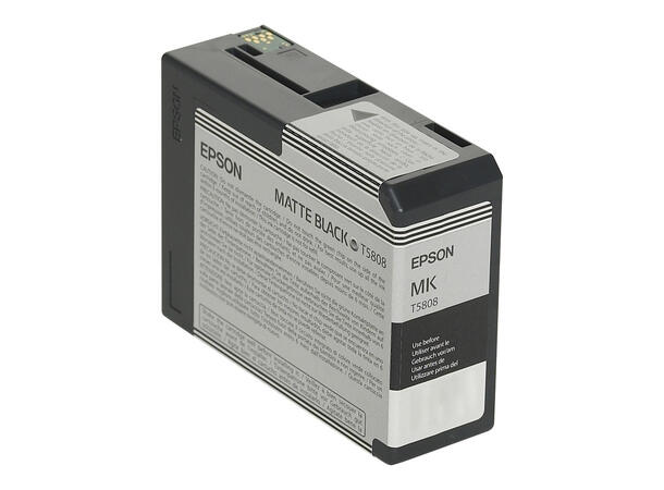 Epson T5808 Matte Black 80 ml Matt svart blekk for Epson SP 3800/3880 