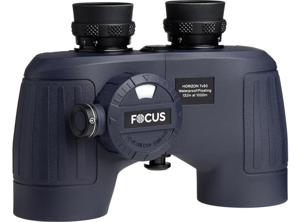 Focus Horizon 7x50 WP Compass Råbra kikkert, 10 års garanti! 