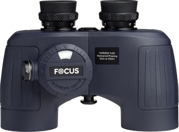 Focus Horizon 7x50 WP Compass Råbra kikkert, 10 års garanti! 