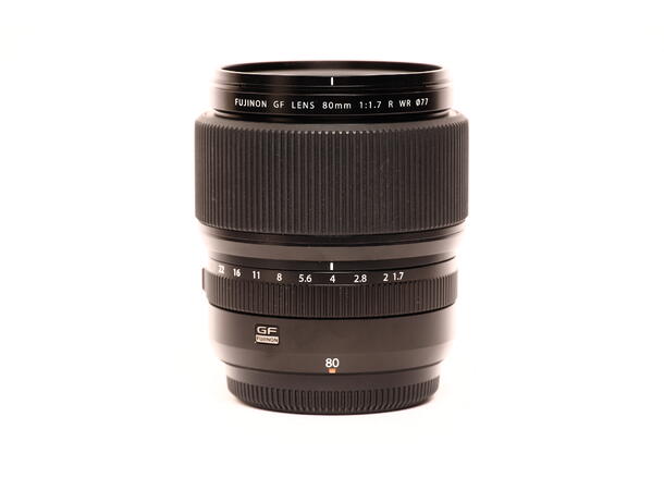 Fujifilm GF 80mm 1:1,7 R WR, BRUKT BRUKT, Se beskrivelse 
