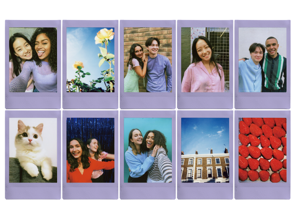 Fujifilm Instax Film mini soft lavender 10ark.Fuji Instax mini/Polaroid PIC300