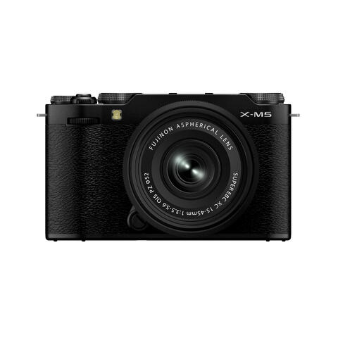 Fujifilm X-M5 kit med XC 15-45mm, Sort 26MP X-Trans CMOS 4, 6K Video
