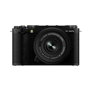 Fujifilm X-M5 kit med XC 15-45mm, Sort 26MP X-Trans CMOS 4, 6K Video