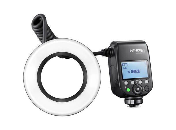 Godox MF-R76n TTL Macro Ringblits Nikon Makro Ringblits Nikon TTL 