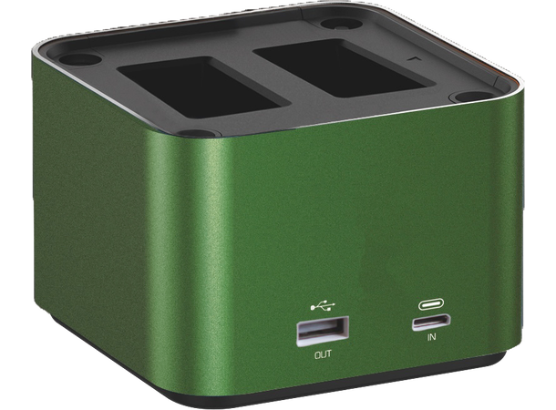 Hahnel ProCube 3 Twin Charger, Fujifilm Smart dobbellader 