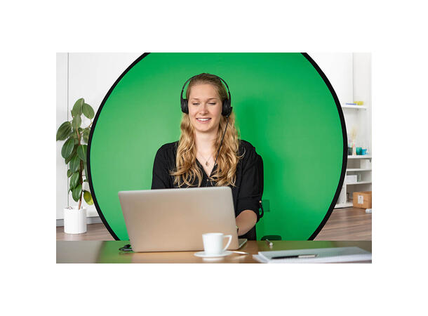 Hama Foldbar Bakgrunn Grønn 130cm Sammenleggbar bakgrunn 130 cm 