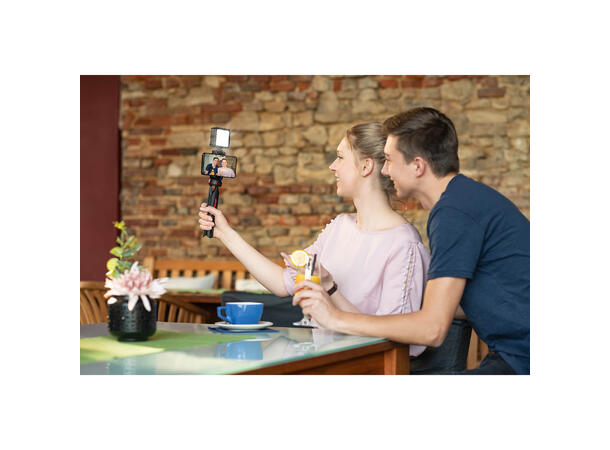 Hama stativ Solid 80 Ball Mobiltelefon Praktisk Stativ m/blåtann fjernkontroll 