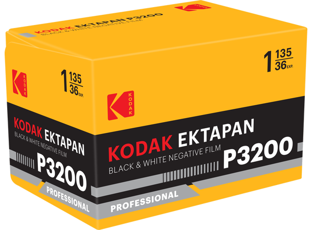 Kodak Ektapan P3200 135-36 Sort/Hvit-film 800-3200 ASA, 36 bilder 