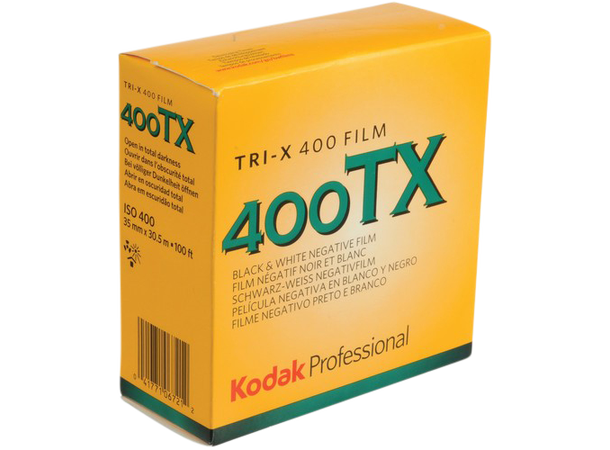 Kodak Tri-X Pan 400 TX 30,5 meter rull Bulk. Sort/Hvit-film 400 ASA 
