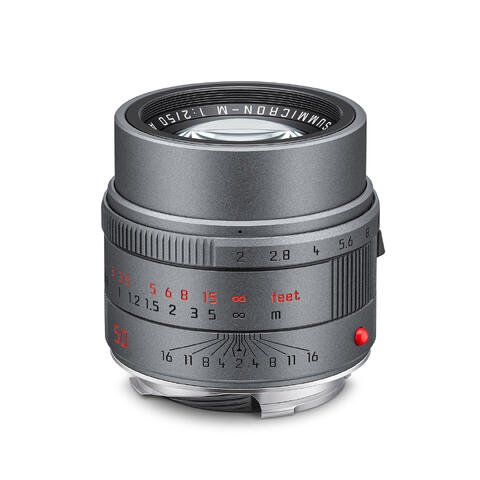 Leica APO-summicron-M 50mm f/2 ASPH Metal Gray paint finish