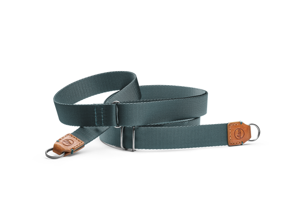 Leica kamerastropp til D-Lux 8 Petrol Flott bærereim i stoff 