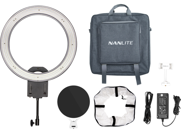 Nanlite Halo19 LED Ringlys Ringlys for mobil, vlogging og sminke 