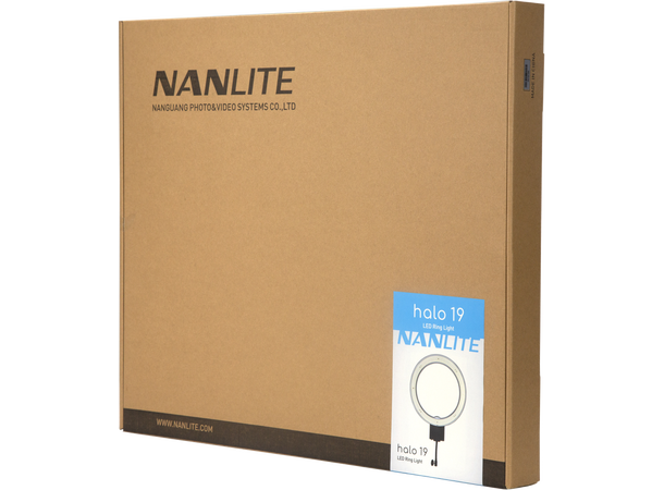 Nanlite Halo19 LED Ringlys Ringlys for mobil, vlogging og sminke 