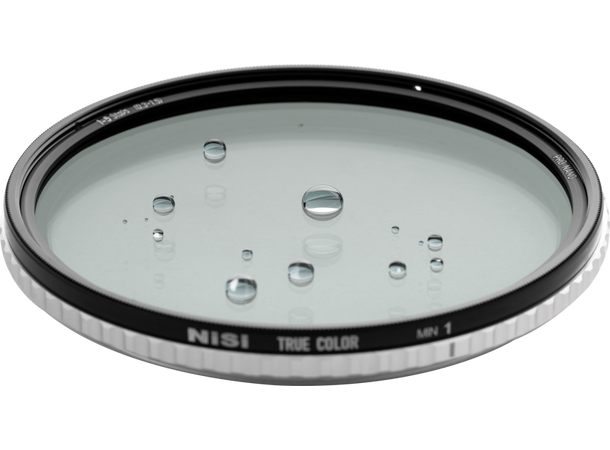 Nisi ND-Vario 1-5 Stop True Color 58mm Variabelt gråfilter fra 1-5 stopp 