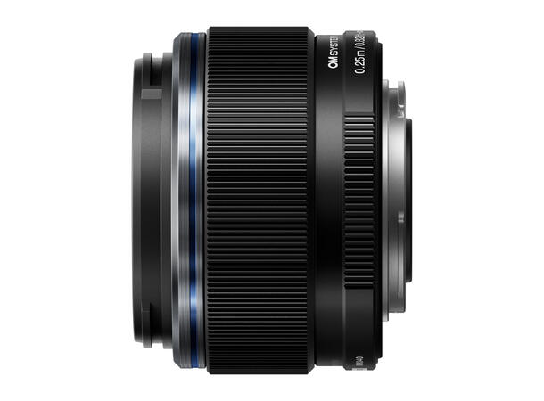 OM SYSTEM M.Zuiko 25mm f/1.8 II Lyssterkt normalobjektiv med høy ytelse 