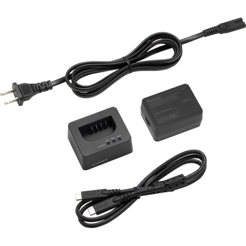 Panasonic DMW-BTC15E Ladekit Lader for Lumix S5, DMW-BLK22E Batteri