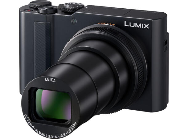Panasonic Lumix TZ300, Sort 1 inch BSI Sensor, 15x Optical zoom 