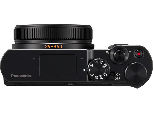 Panasonic Lumix TZ300, Sort 1 inch BSI Sensor, 15x Optical zoom 