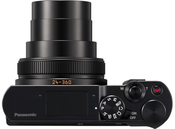 Panasonic Lumix TZ300, Sort 1 inch BSI Sensor, 15x Optical zoom 