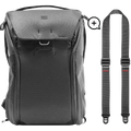 Peak Design Everyday Backpack 30L + Reim Inkludert Slide Lite - 30L Sort