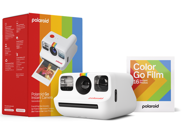 Polaroid Go Gen 2 E-box Hvit Kompakt og lett instantkamera 